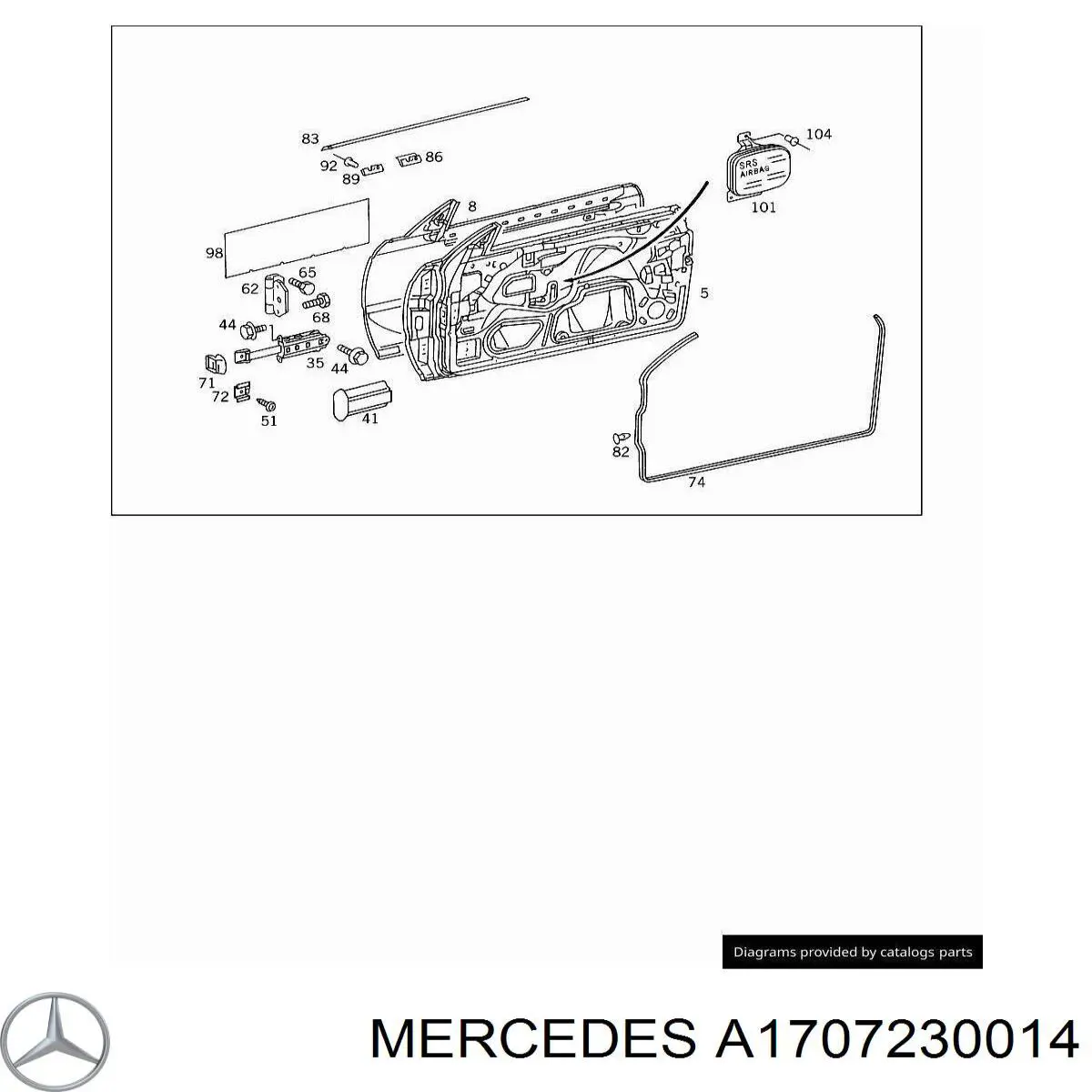 A1707230014 Mercedes