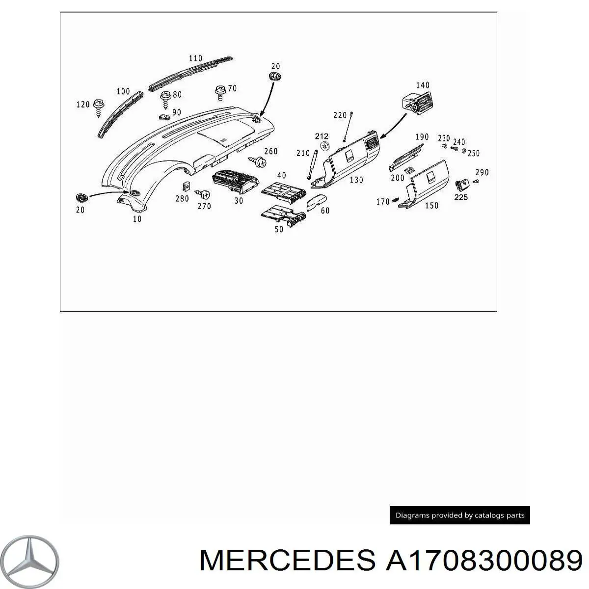 A1708300089 Mercedes 