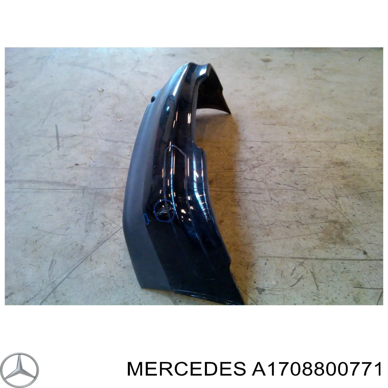 A1708800771 Mercedes Defensa trasero