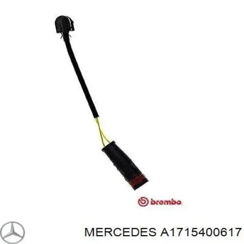 Sensor de desgaste de las pastillas de freno delanteras Mercedes A1715400617 precio, desde 4,78 EUR
