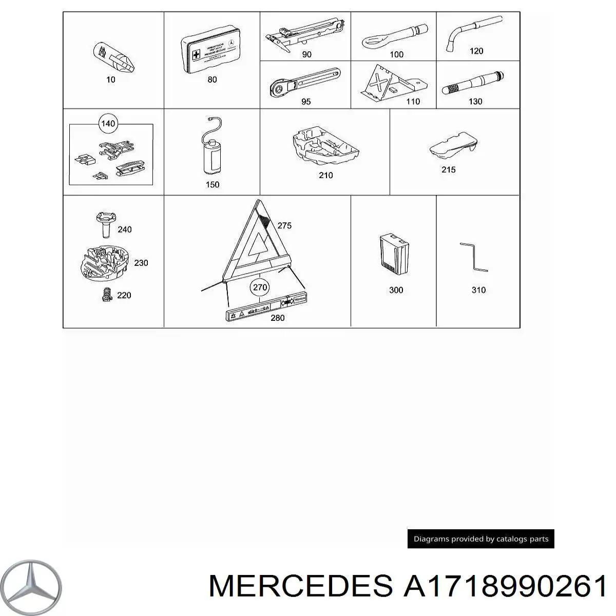  Mercedes A1718990261 precio, desde 42,06 EUR