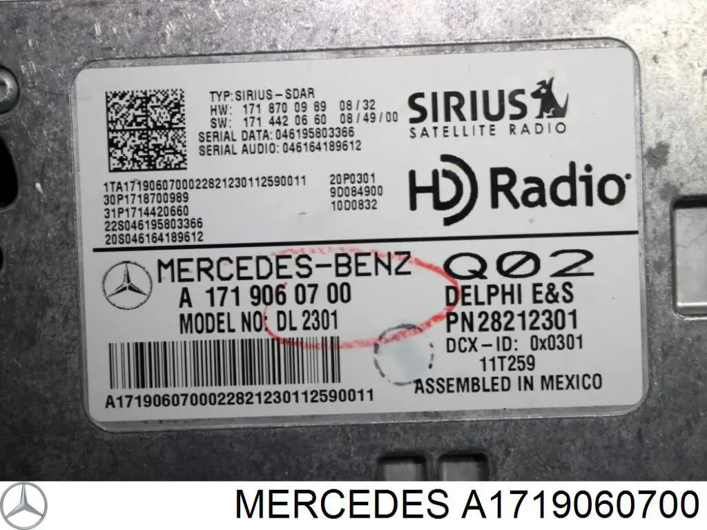 A1719060700 Mercedes