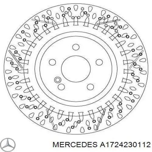 Disco de freno trasero DF6900 TRW