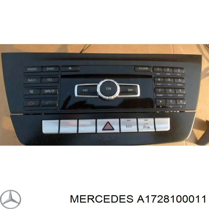 A1728100011 Mercedes unidad de control de navegación