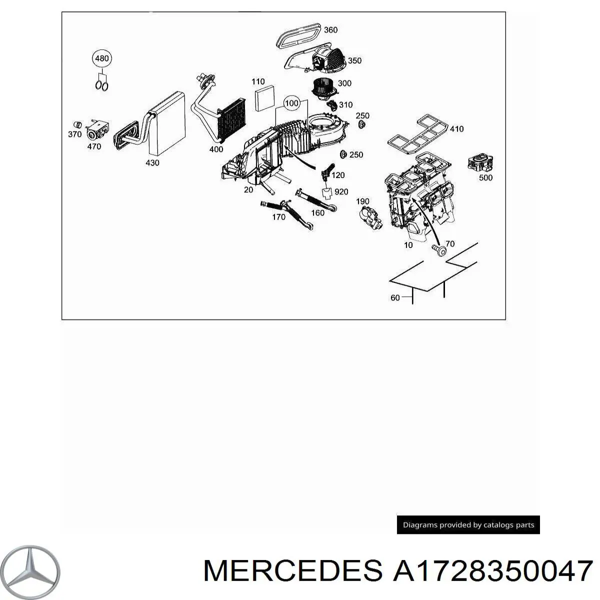 A1728350047 Mercedes Filtro antipolen