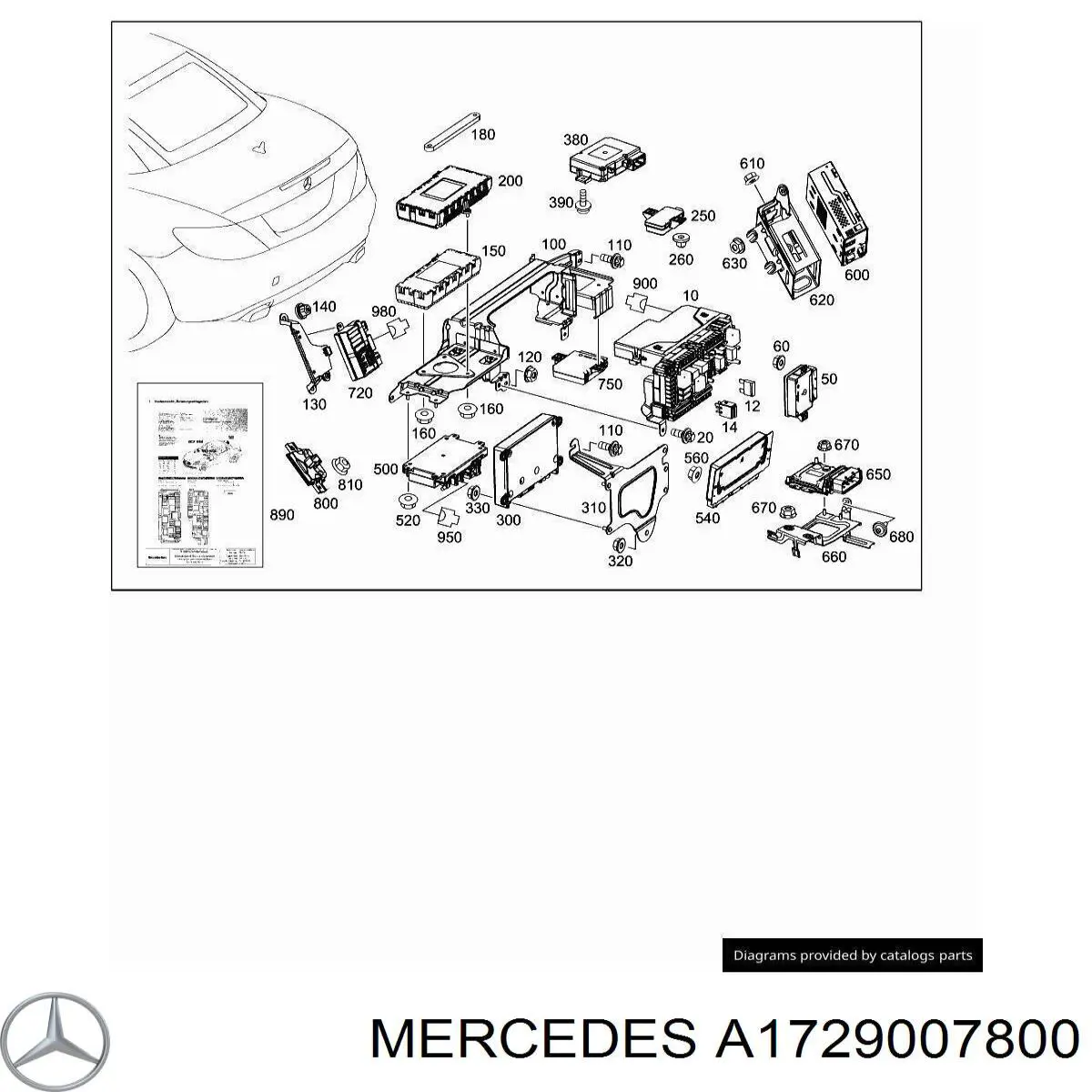  Mercedes A1729007800 precio, desde 123,42 EUR