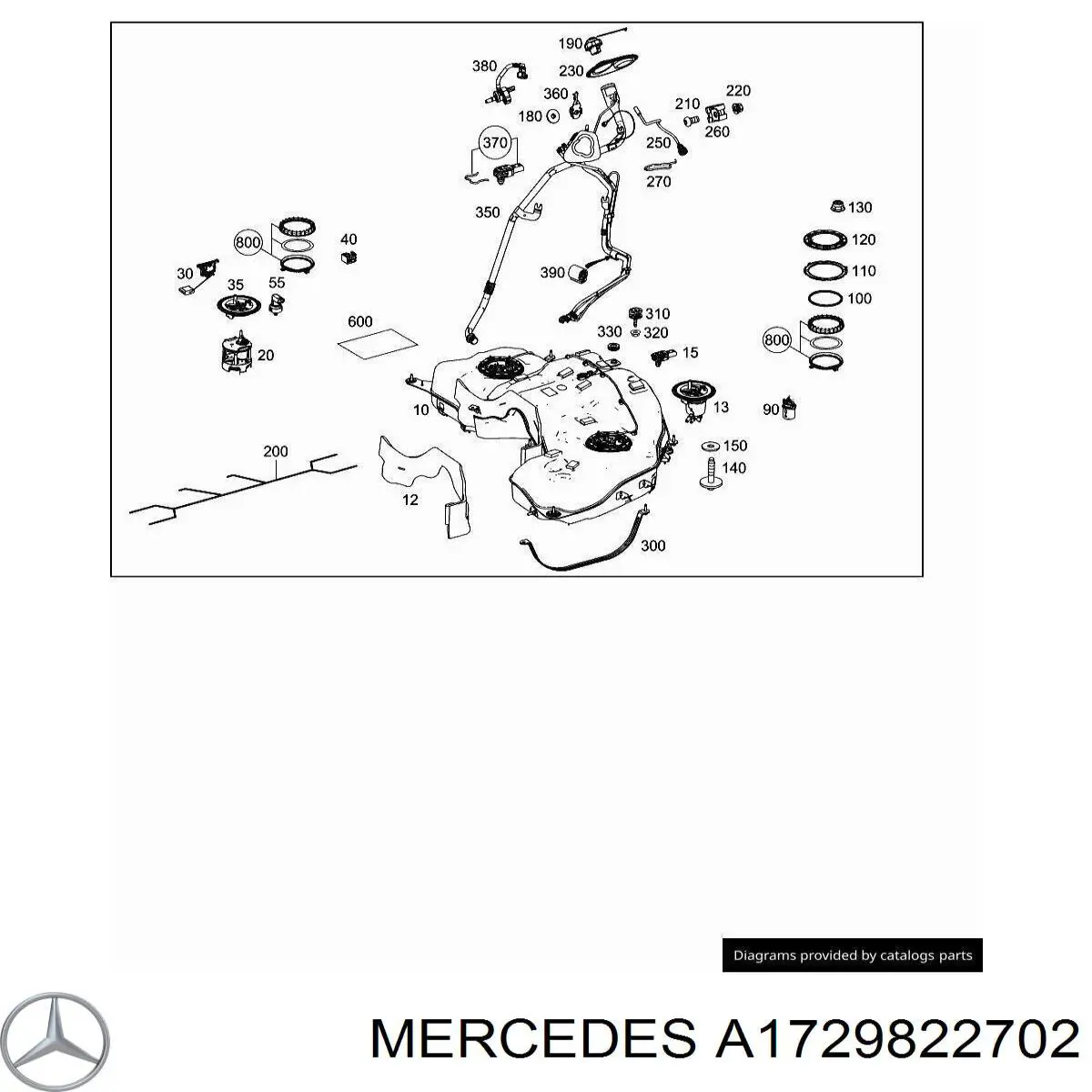  Mercedes A1729822702 precio, desde 3,09 EUR