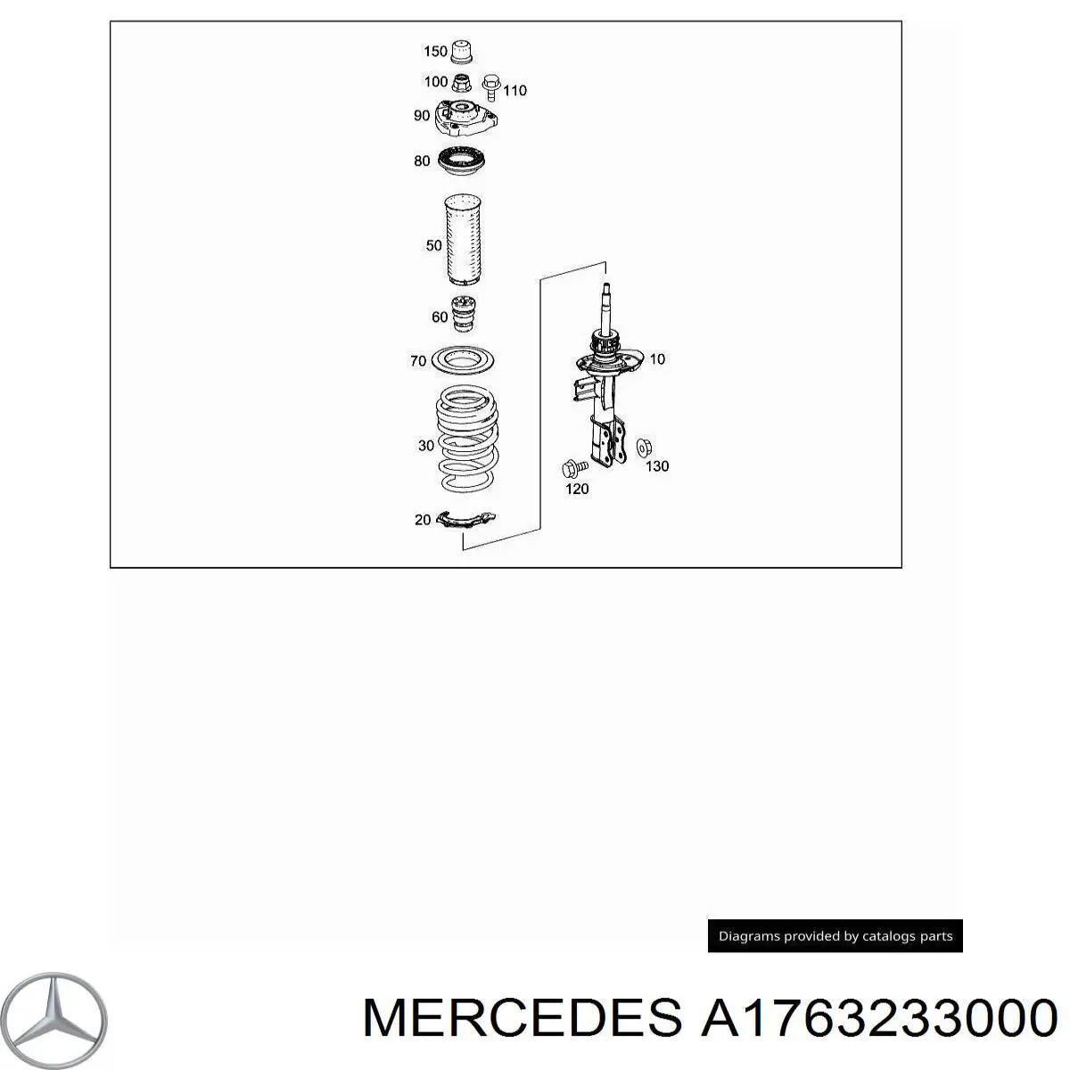 22-230942 Polcar amortiguador delantero derecho