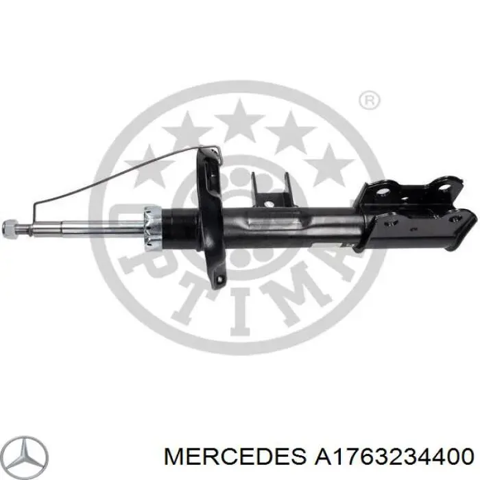 A1763234400 Mercedes amortiguador delantero derecho