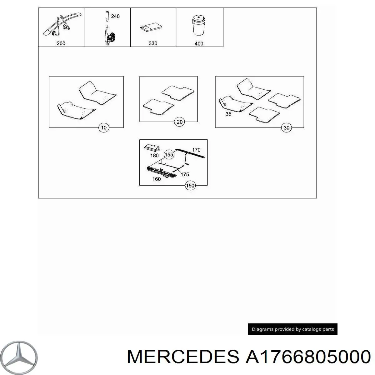  Mercedes A1766805000 precio, desde 538,73 EUR