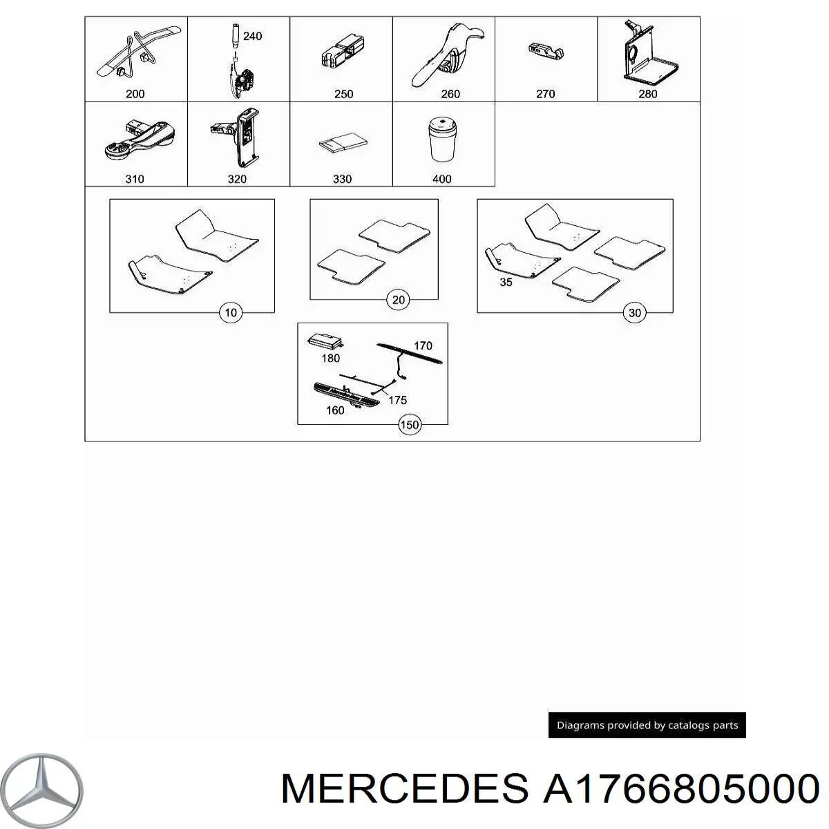A1766805000 Mercedes 