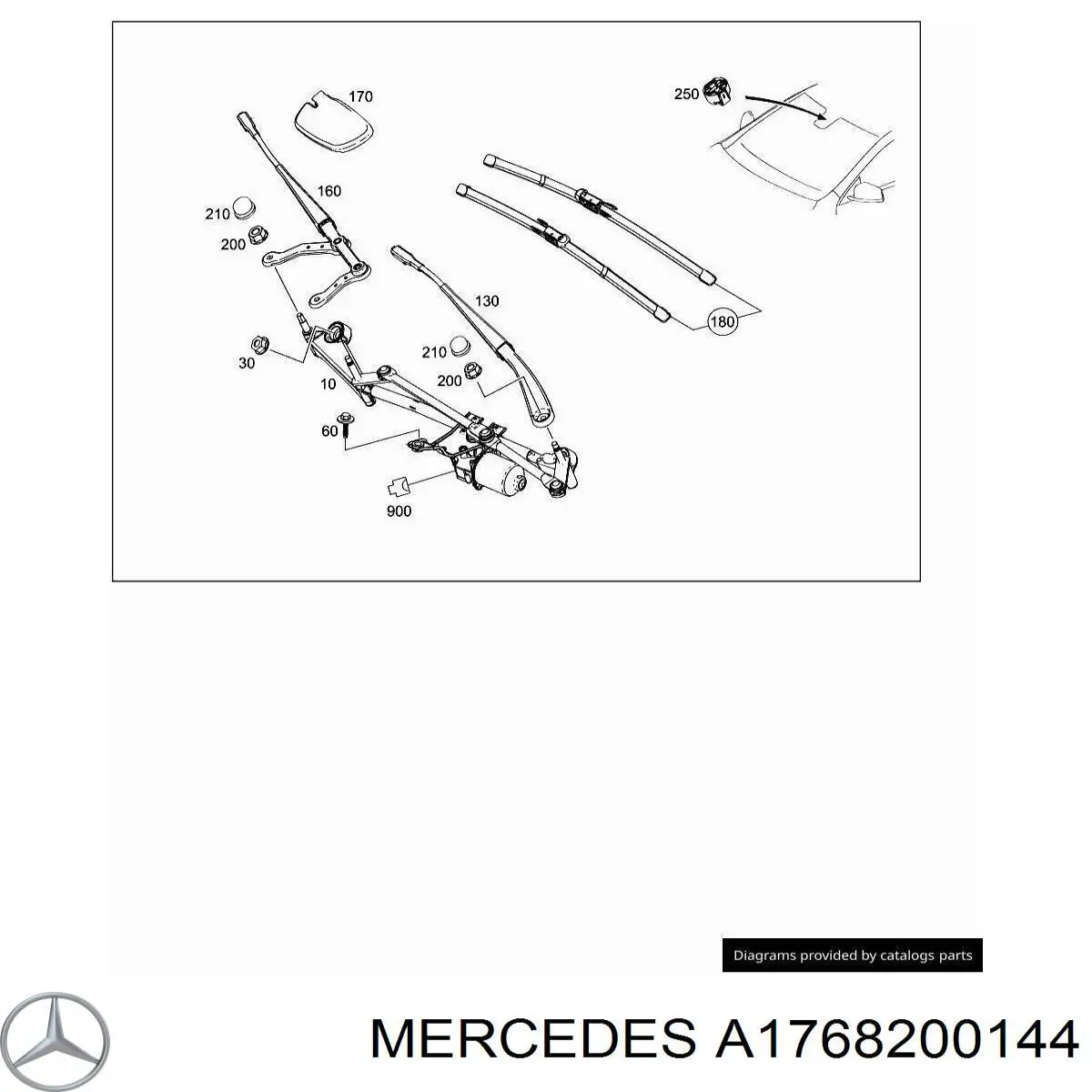  Mercedes A1768200144 precio, desde 110,35 EUR