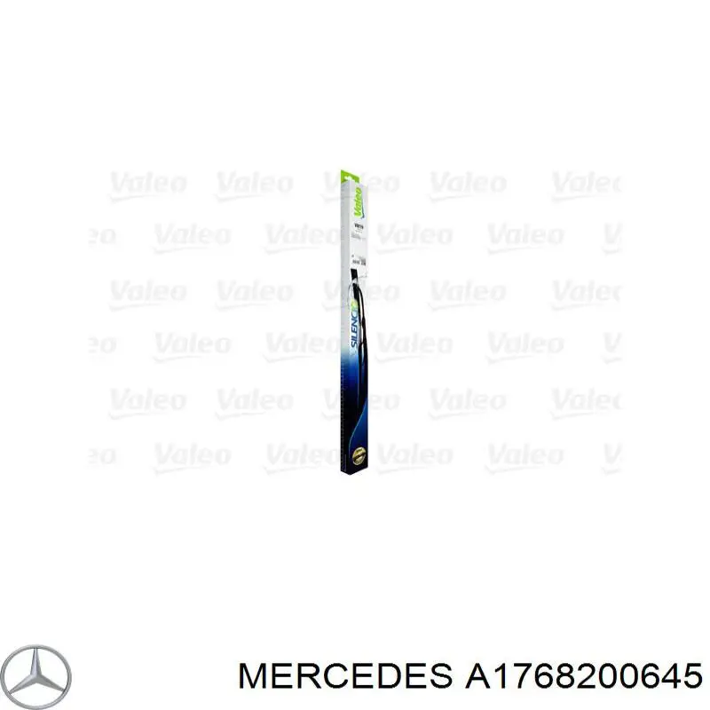 Limpiaparabrisas delanteras A1768200645 Mercedes