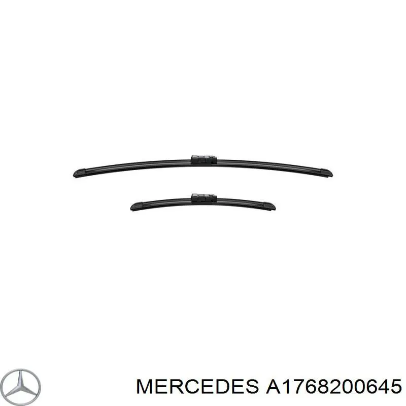 Escobillas de limpiaparabrisas delanteras Mercedes A1768200645