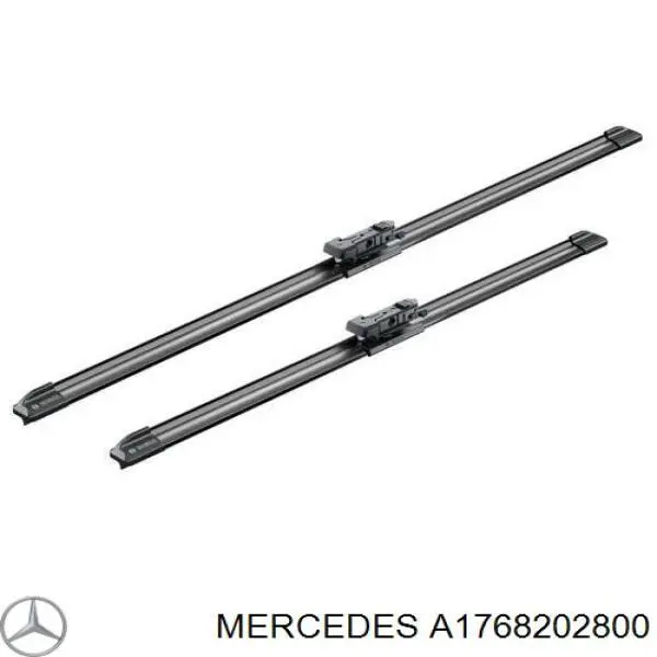Comprar A1768202800 Mercedes Juego de escobillas de luna delantera, 2 piezas