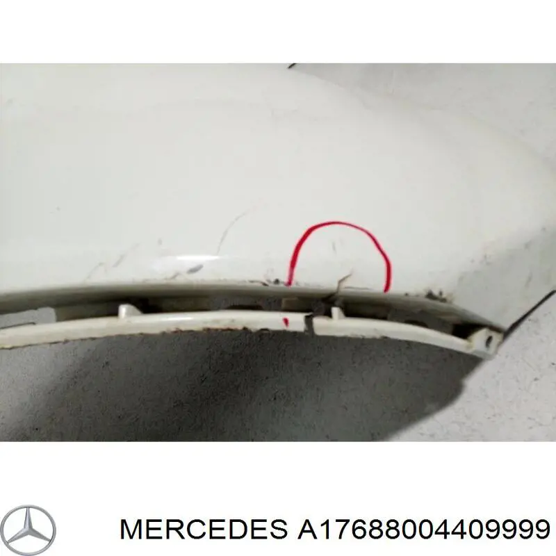 Paragolpes trasero Mercedes A (W176)