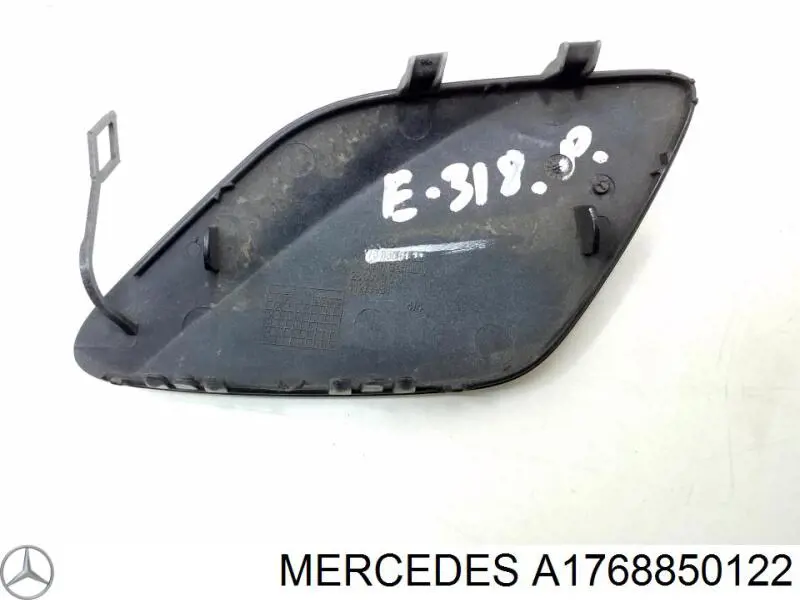 A1768850122 Mercedes cobertura de parachoques, enganche de remolque, delantera