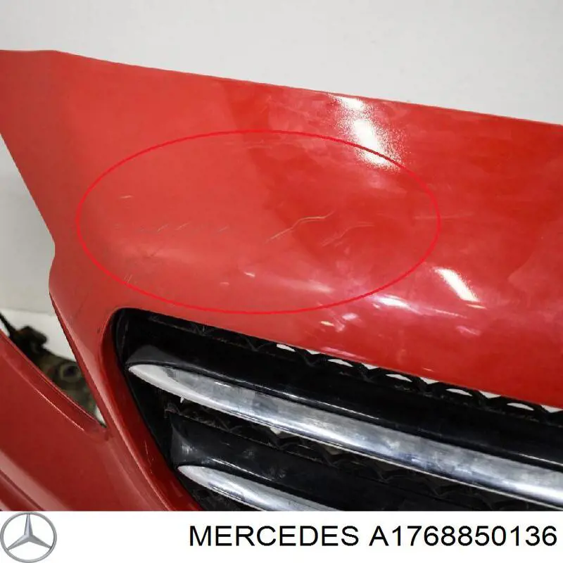 Cubierta, parachoques delantero Mercedes A1768850136 precio, desde 98,29 EUR