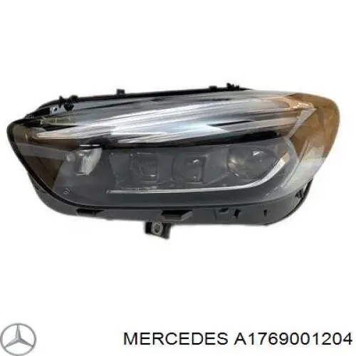 Módulo de control de luces de faros (ECU) A1769001204 Mercedes