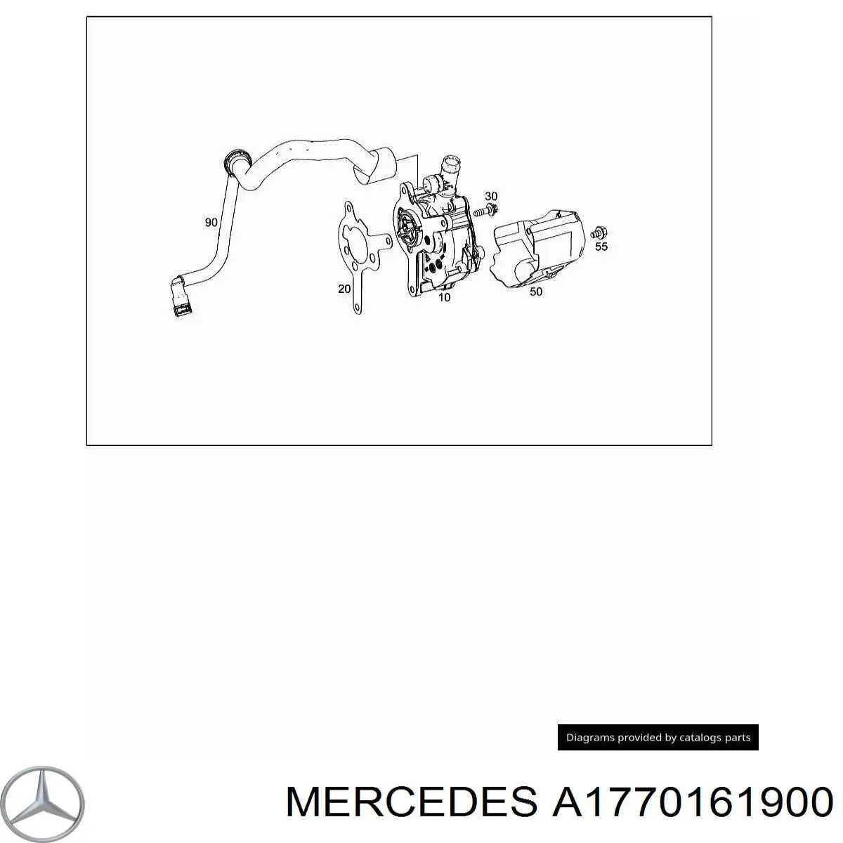 Junta de la bomba de vacío Mercedes A1770161900 precio, desde 16,05 EUR