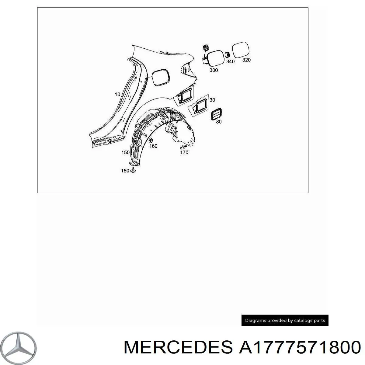 Comprar Tapa de la gasolina Mercedes A  V177