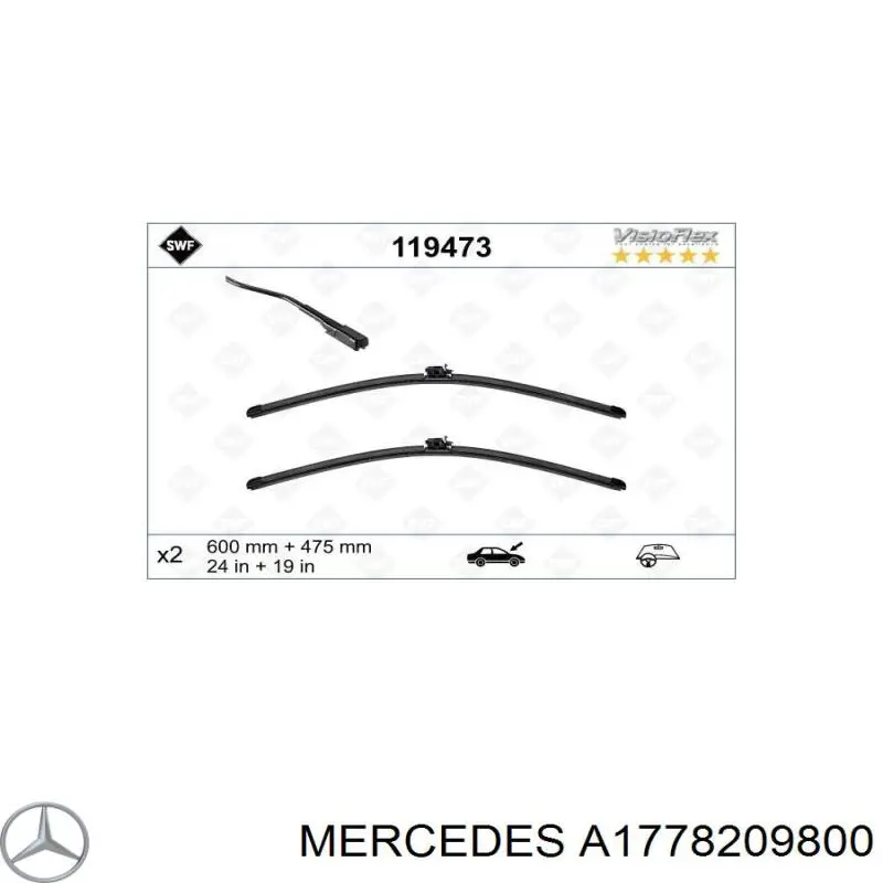 Escobillas delanteras Mercedes A1778209800 precio, desde 22,80 EUR