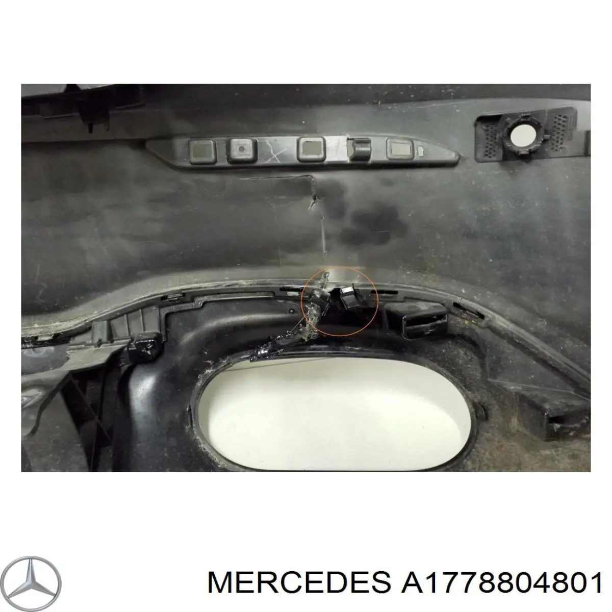Paragolpes trasero Mercedes A W177