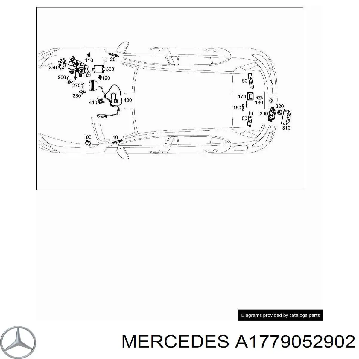 Comprar A1779052902 Mercedes Antena