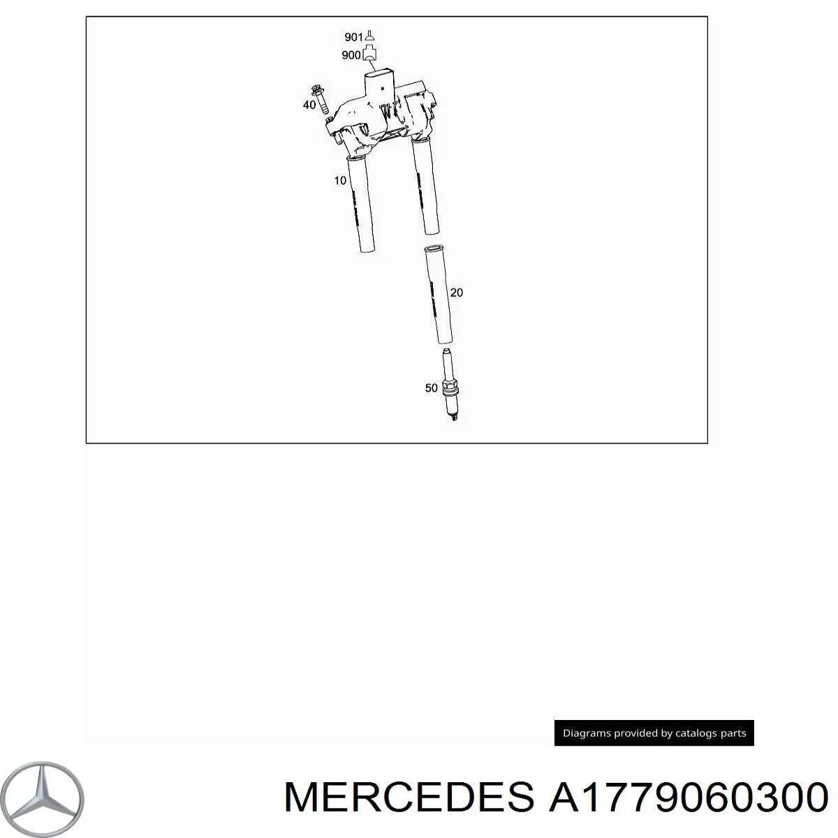 177906030006 Mercedes bobina