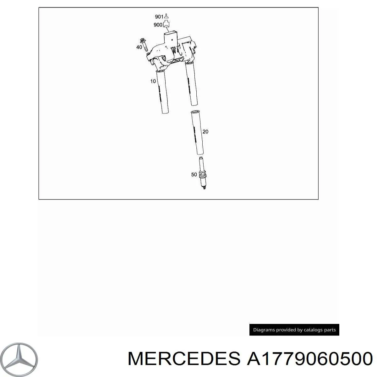 A1779060500 Mercedes bobina