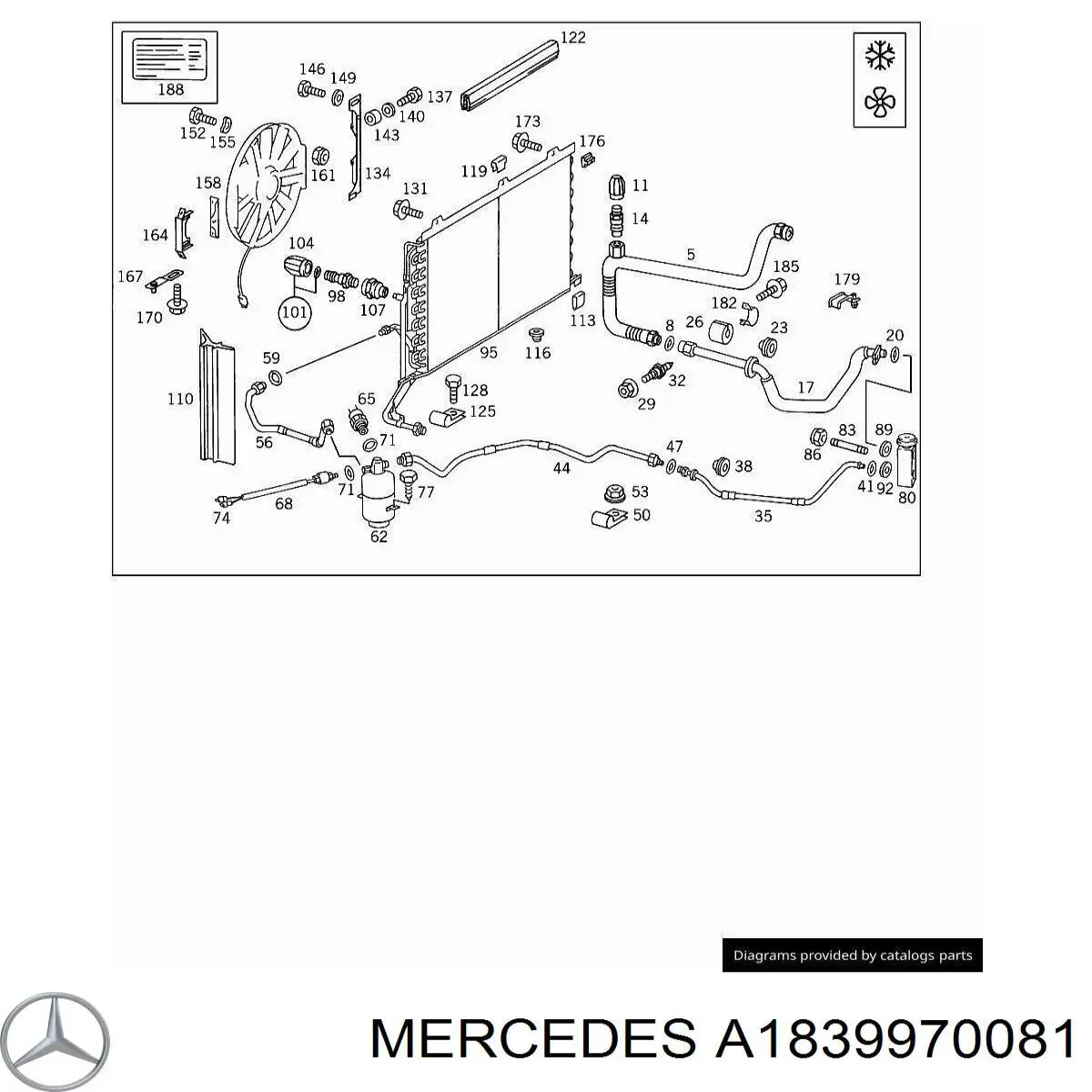 A1839970081 Mercedes 