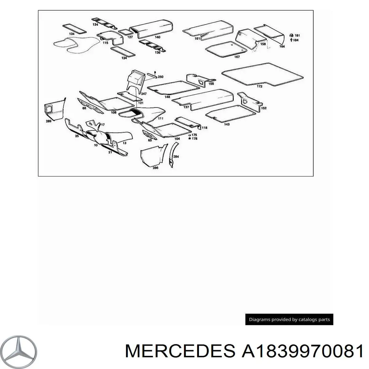  Mercedes A1839970081 precio, desde 16,62 EUR