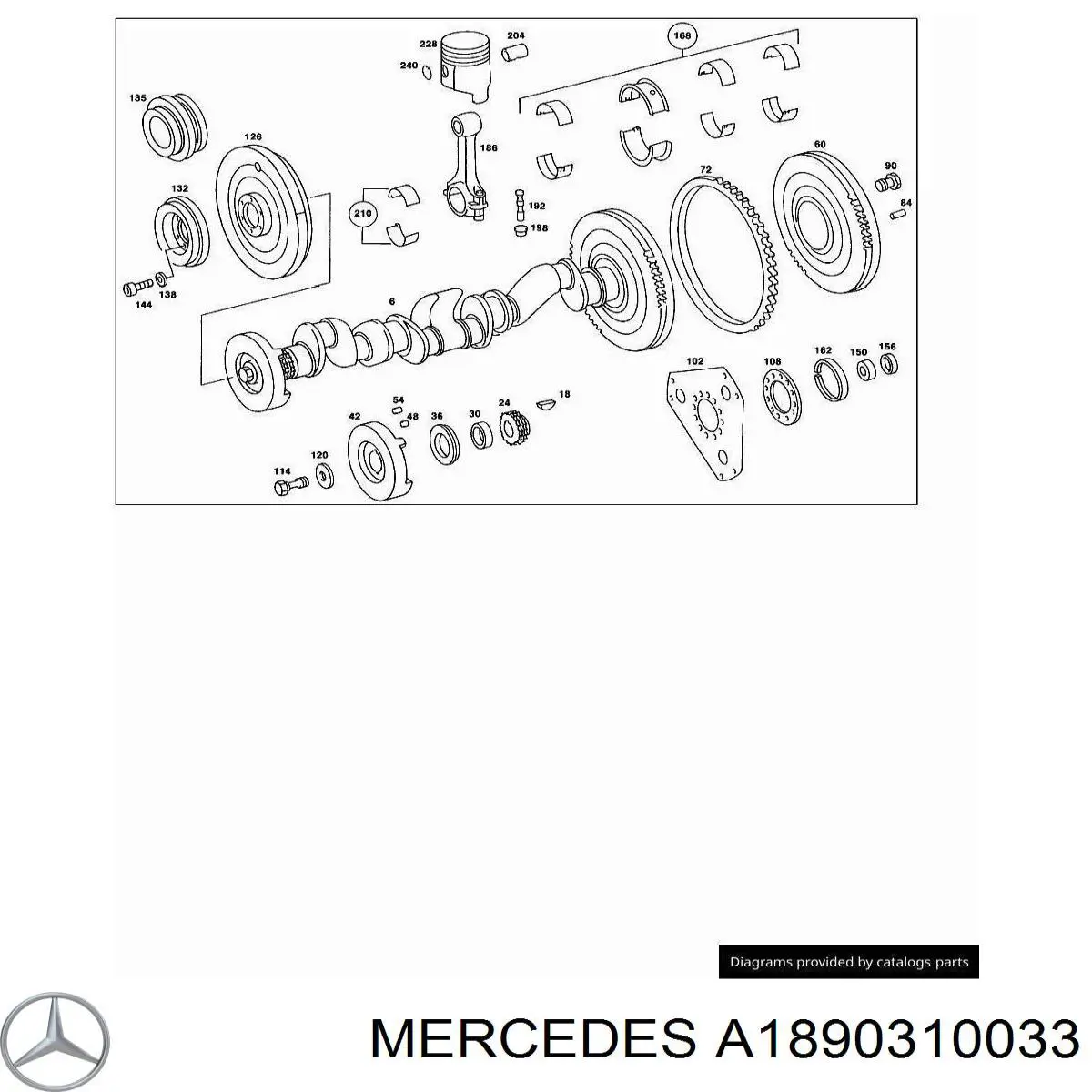  Mercedes A1890310033 precio, desde 5,49 EUR