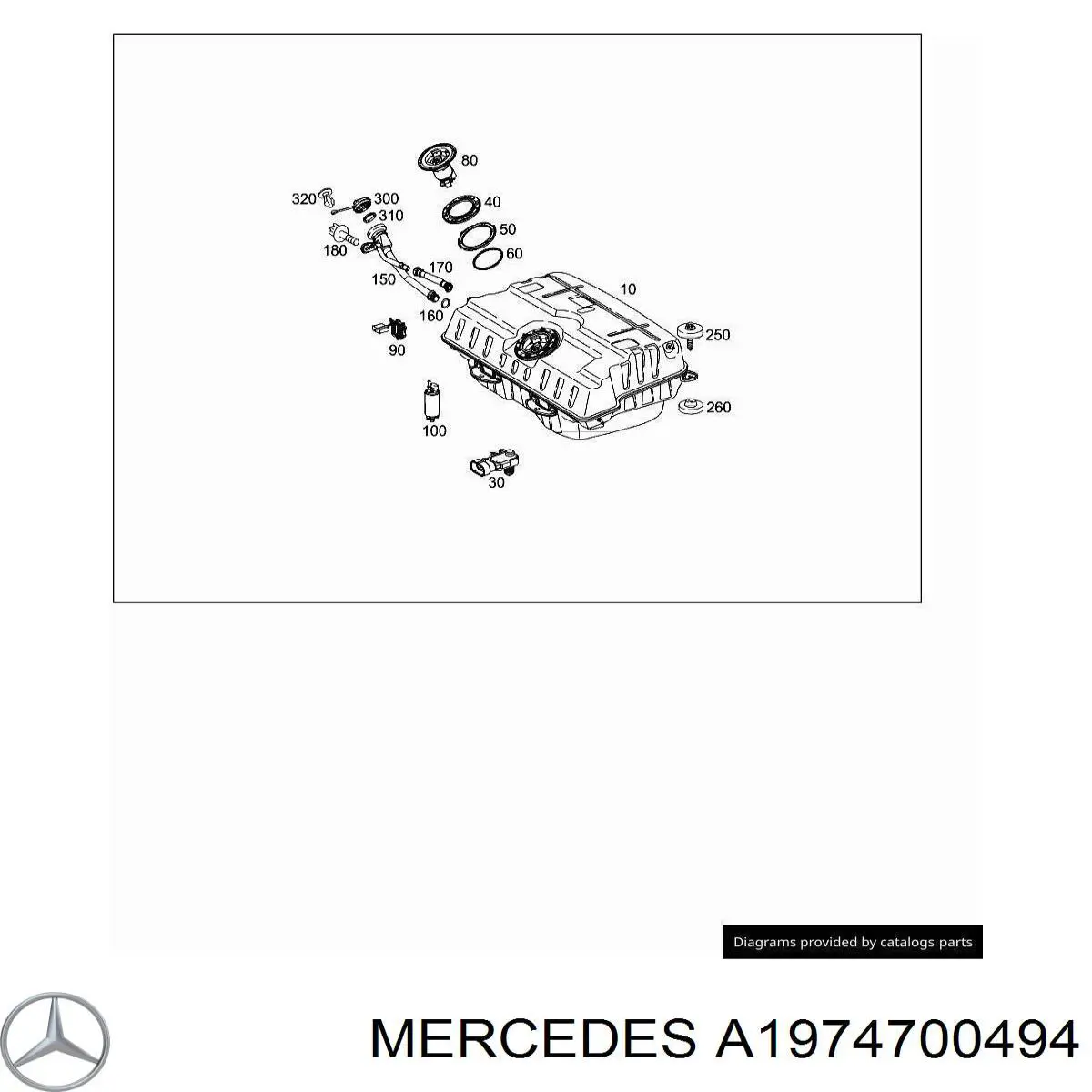 Bomba de combustible eléctrica sumergible Mercedes G (W463)