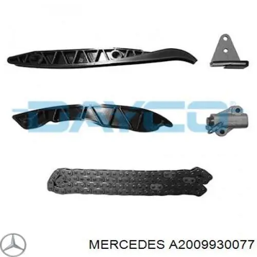 Comprar A2009930077 Mercedes Cadena de distribución superior, kit
