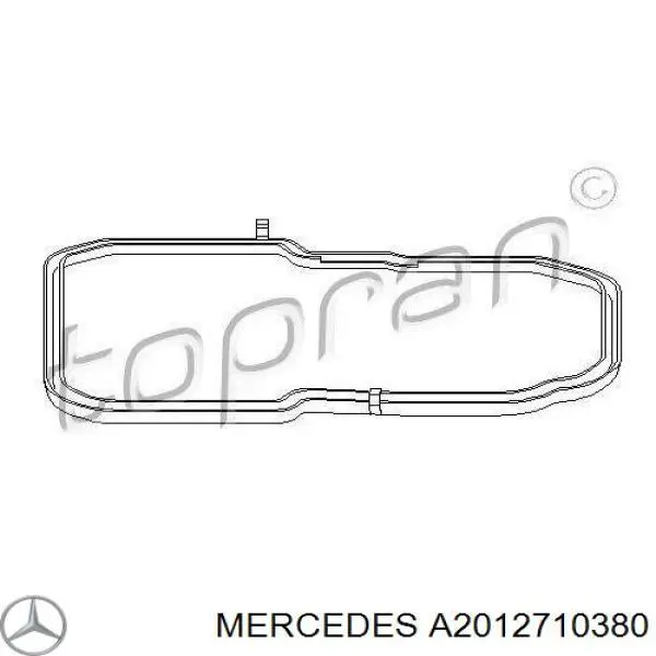 A2012710380 Mercedes Junta del cárter de aceite de la caja de cambios