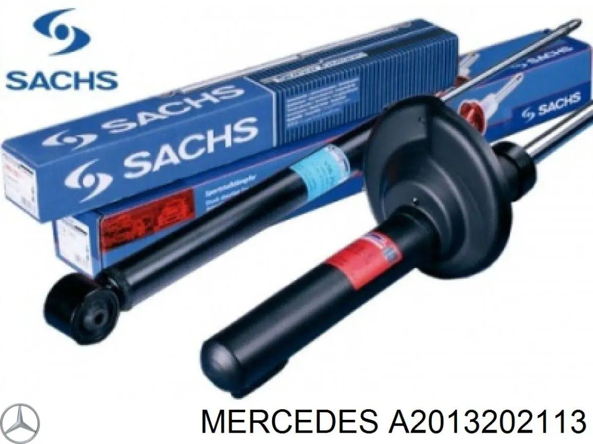 A2013202113 Mercedes amortiguador trasero