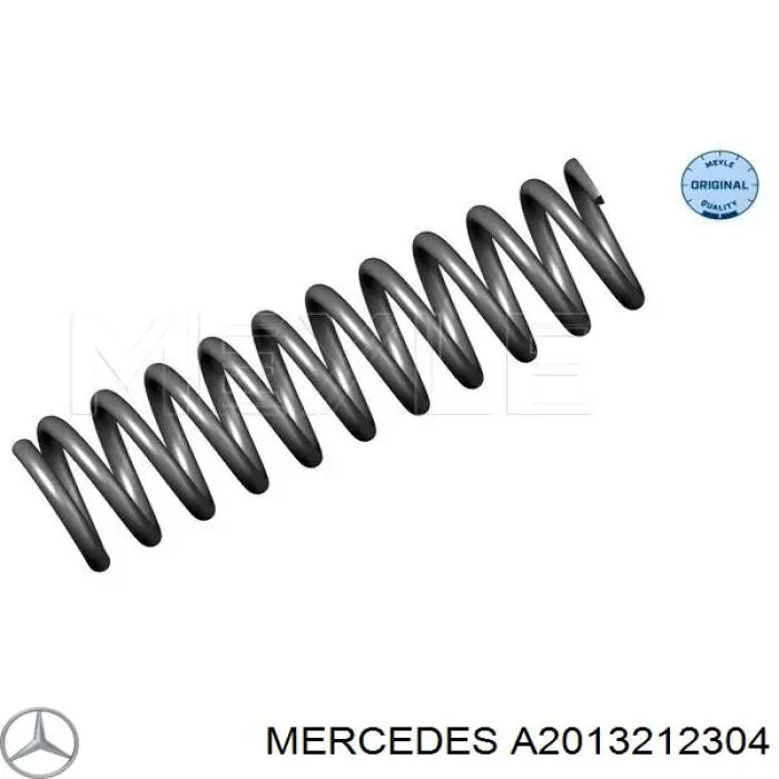 A2013212304 Mercedes muelle de suspensión eje delantero
