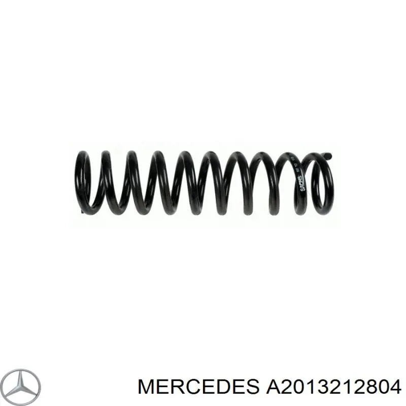 A2013212804 Mercedes muelle de suspensión eje delantero