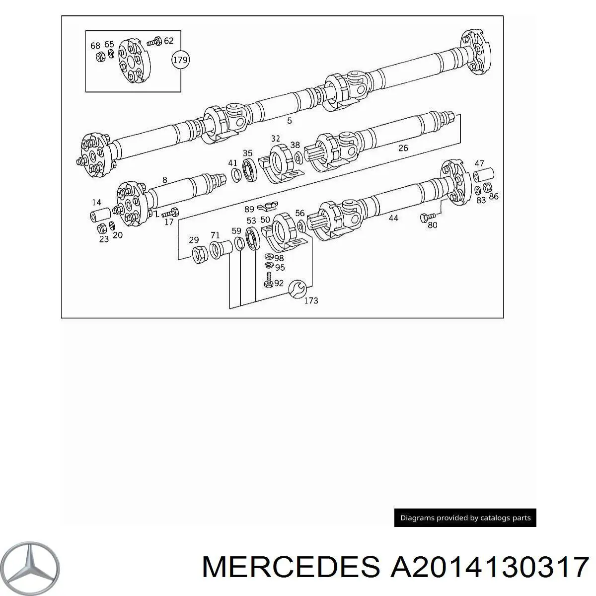  Mercedes A2014130317 precio, desde 85,78 EUR