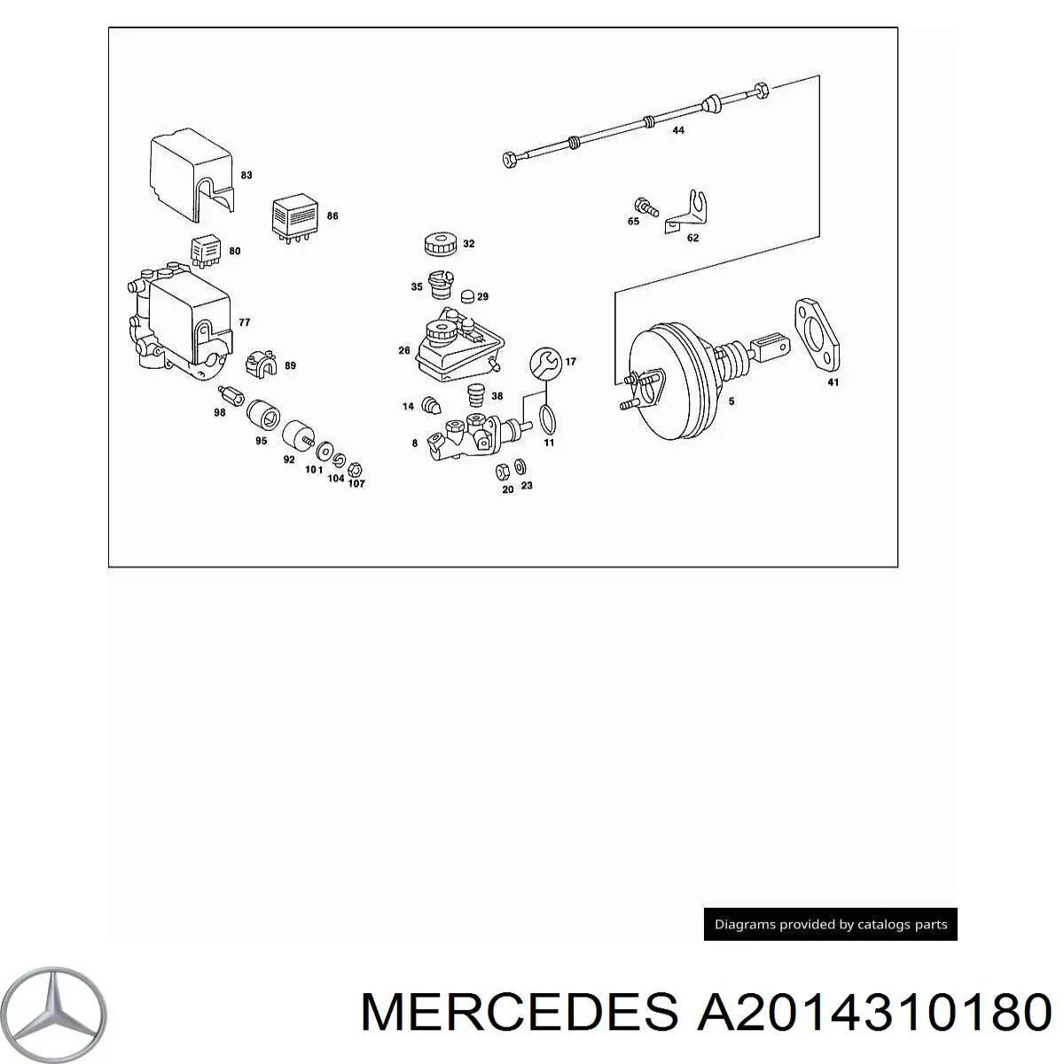  Mercedes A2014310180 precio, desde 15,03 EUR
