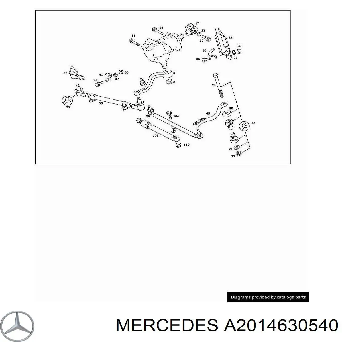 A2014630540 Mercedes 