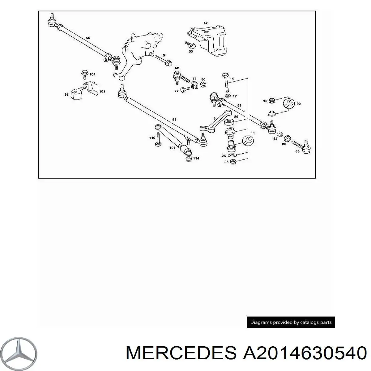  Mercedes A2014630540 precio, desde 17,02 EUR