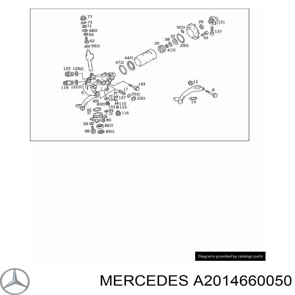  Mercedes A2014660050 precio, desde 14,79 EUR