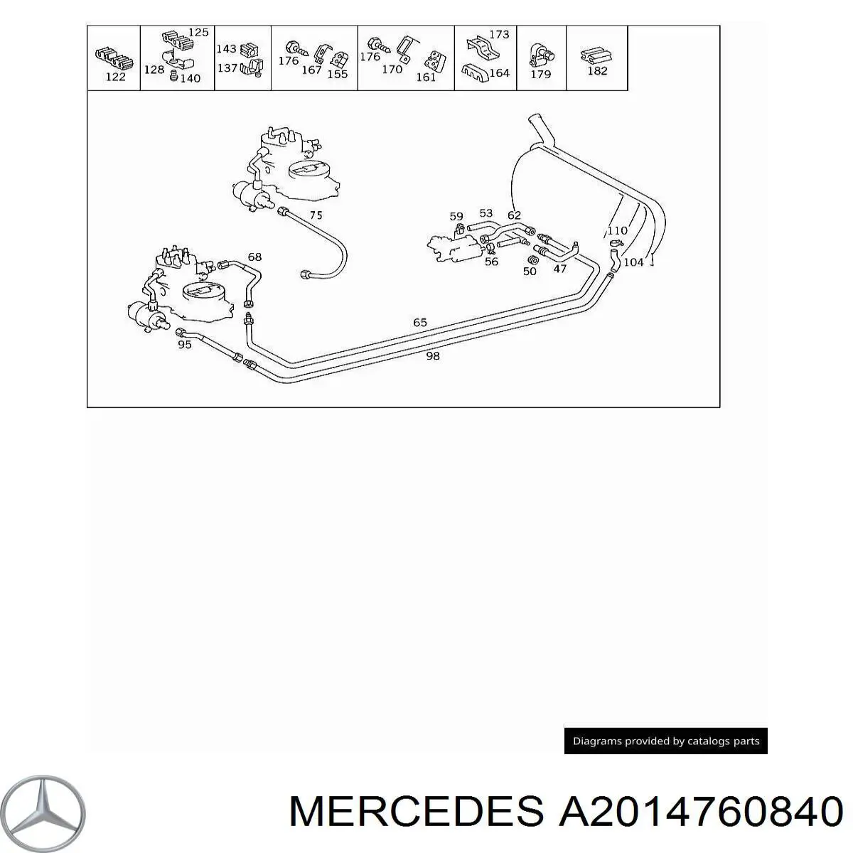 A2014760840 Mercedes 