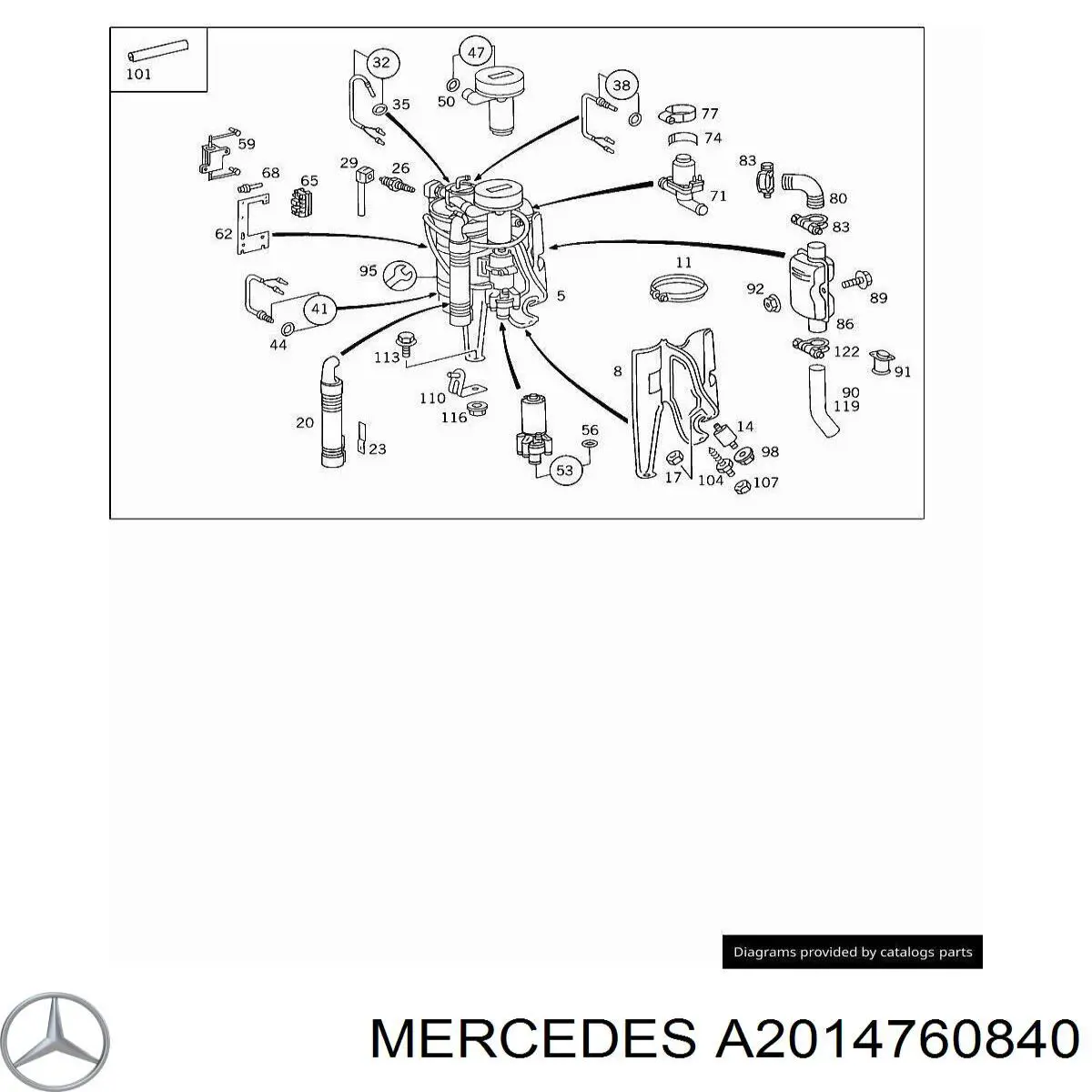 Comprar A2014760840 Mercedes 