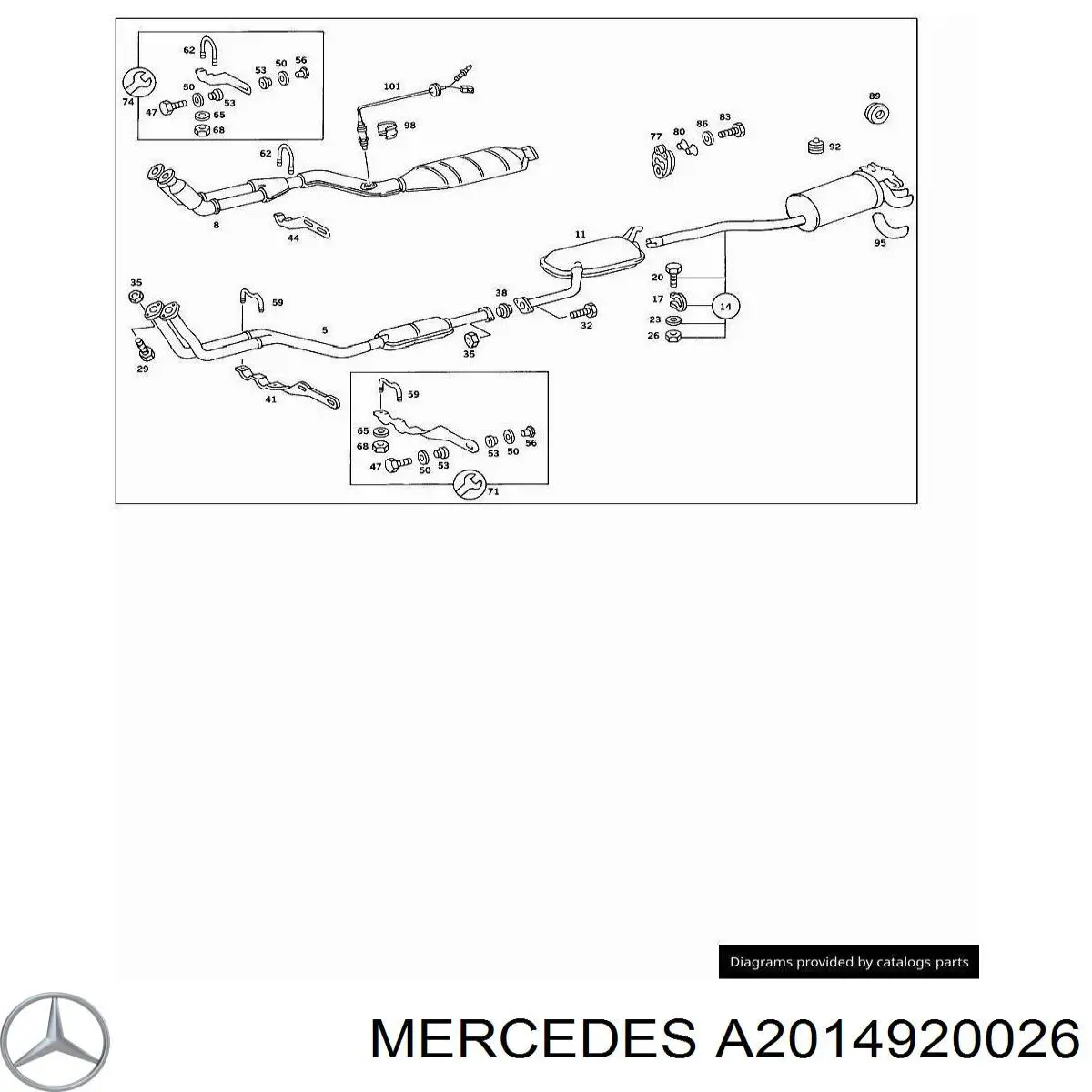 A2014920026 Mercedes 