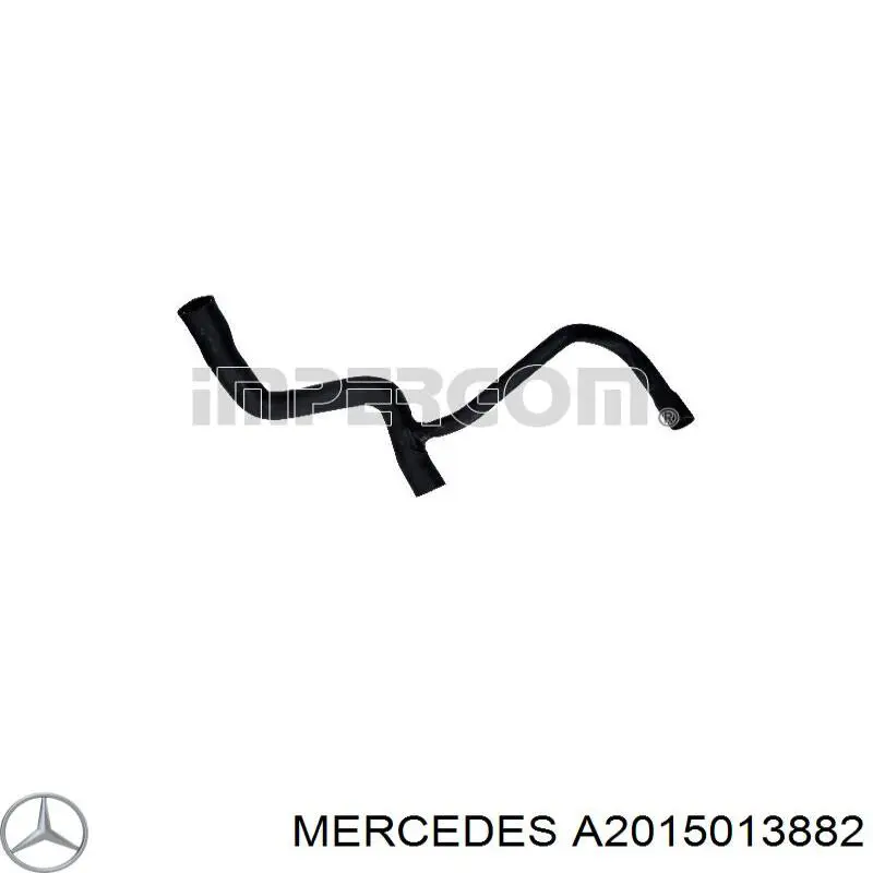 Manguera superior del radiador Mercedes A2015013882 precio, desde 11,94 EUR