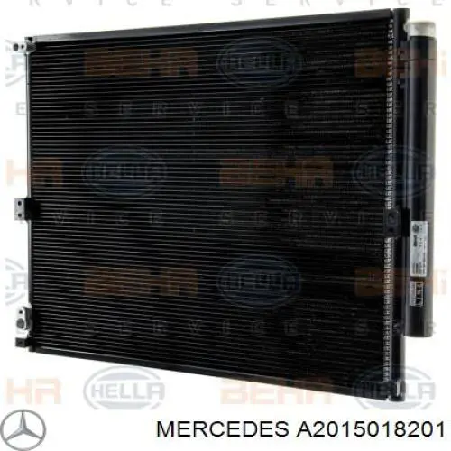 A2015018201 Mercedes radiador de aceite