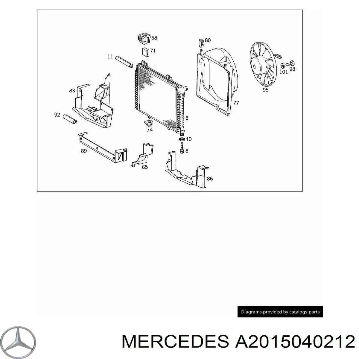  Mercedes A2015040212 precio, desde  EUR